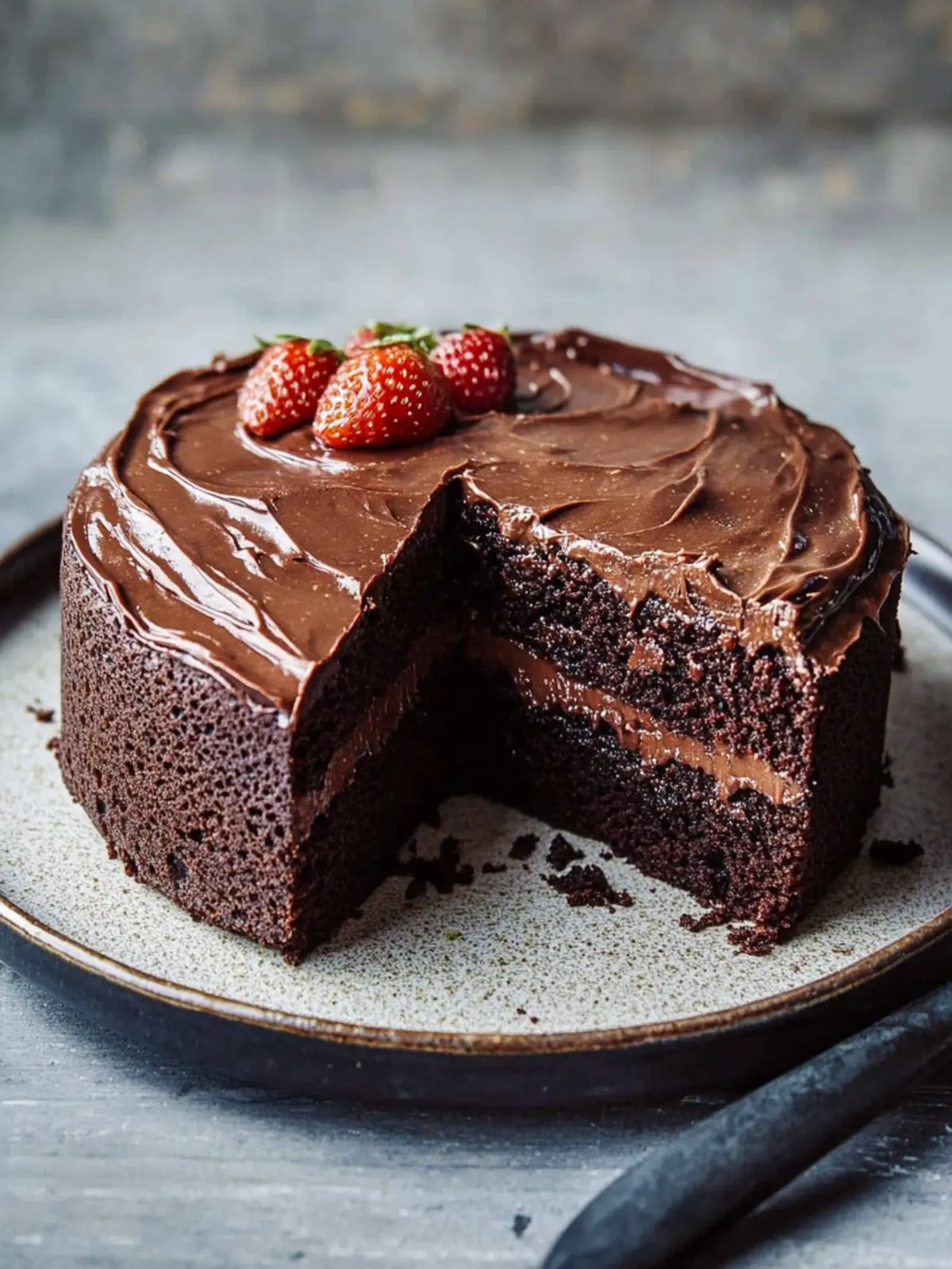 Bester veganer Schokoladenkuchen