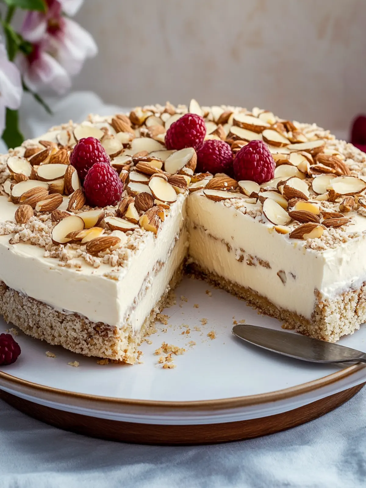 Vegane schwedische Mandeltorte