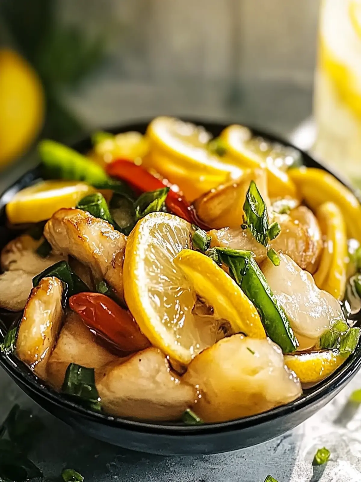 Feuerwerks Hähnchen Pfannengericht