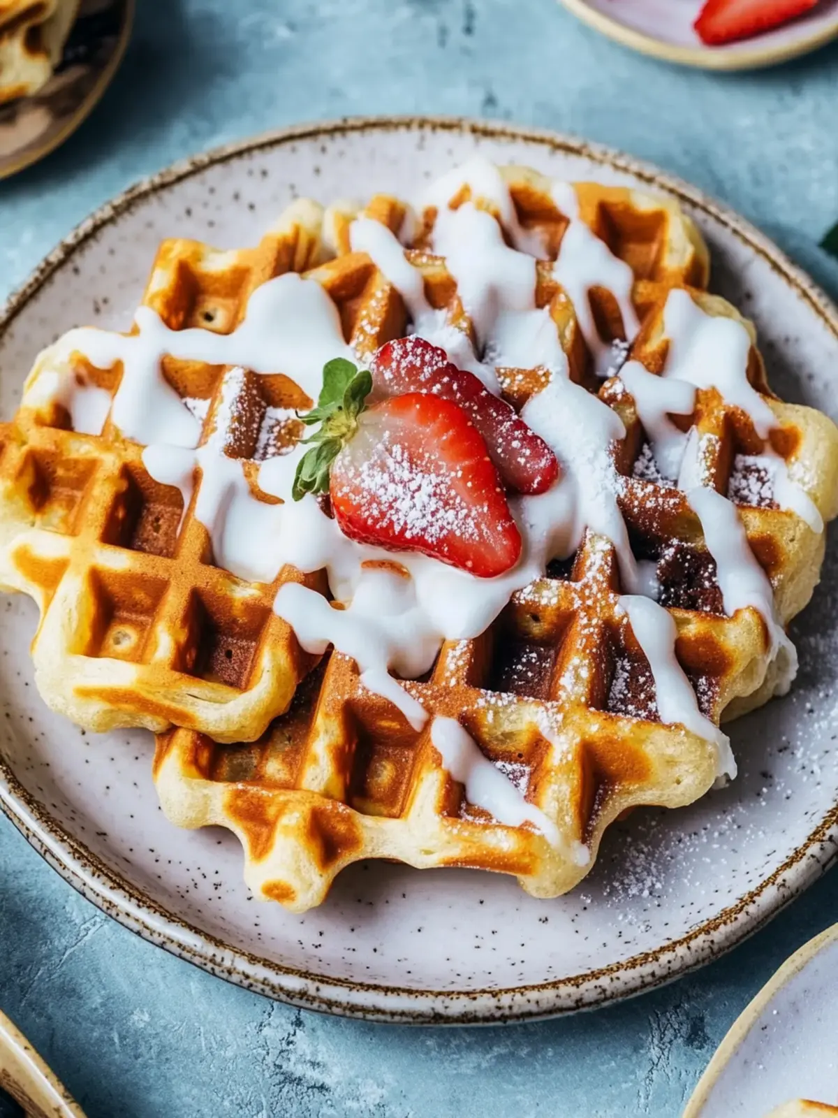 Vegan Zimtschnecken Waffeln