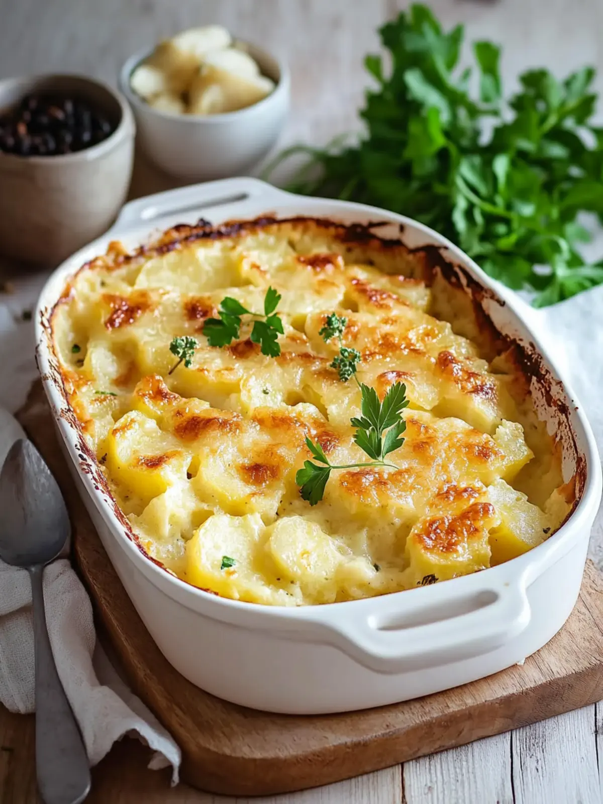 Kartoffel-Blumenkohl-Gratin