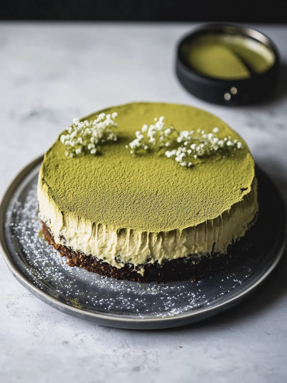 Instant-Topf Matcha Käsekuchen