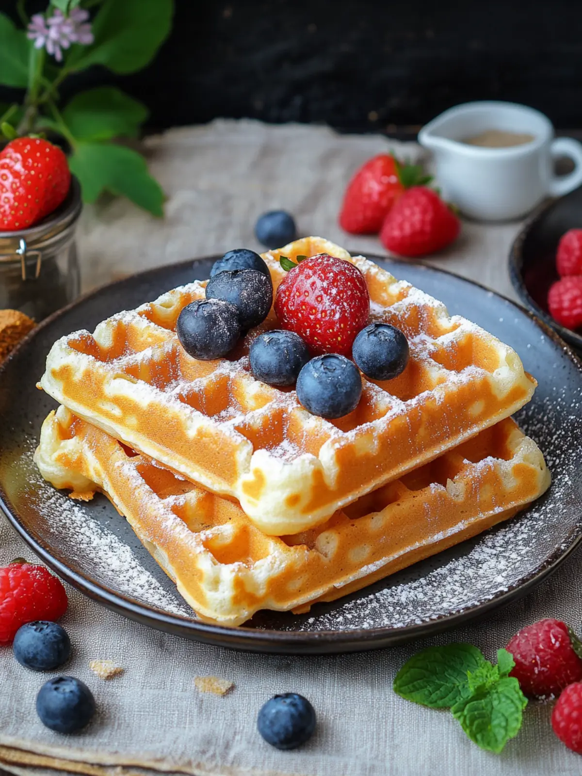 Süße Waffeln Grundrezept