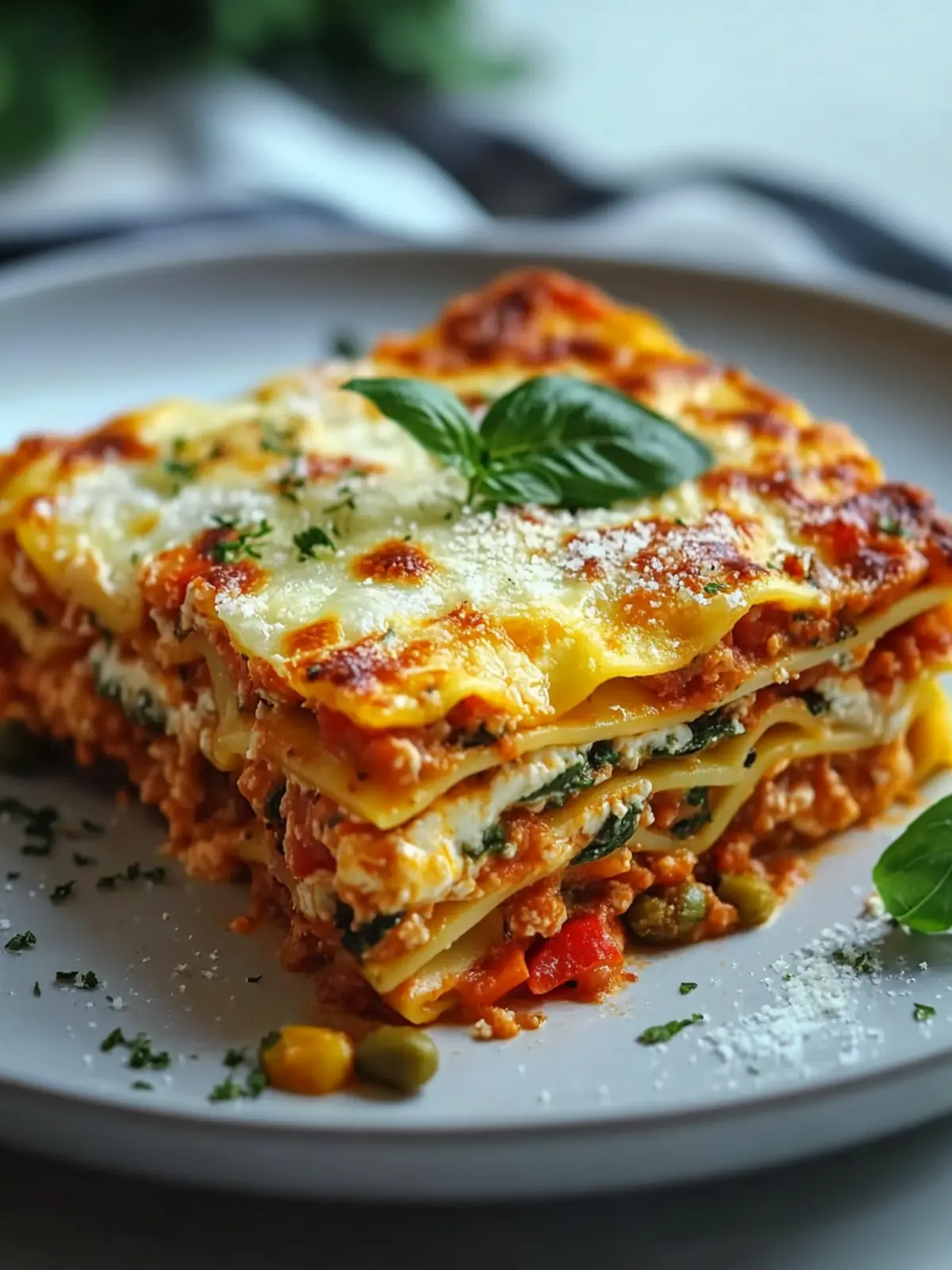Hohe Protein Gemüse Lasagne: Dein gesundes & leckeres Rezept