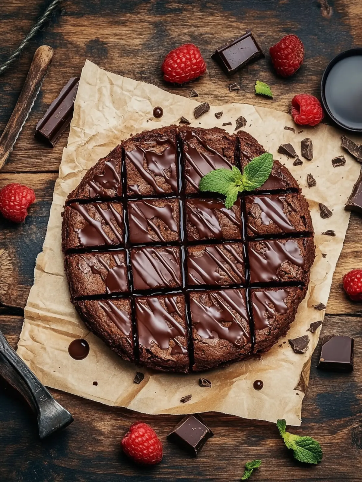 Schokobiskuit vom Blech