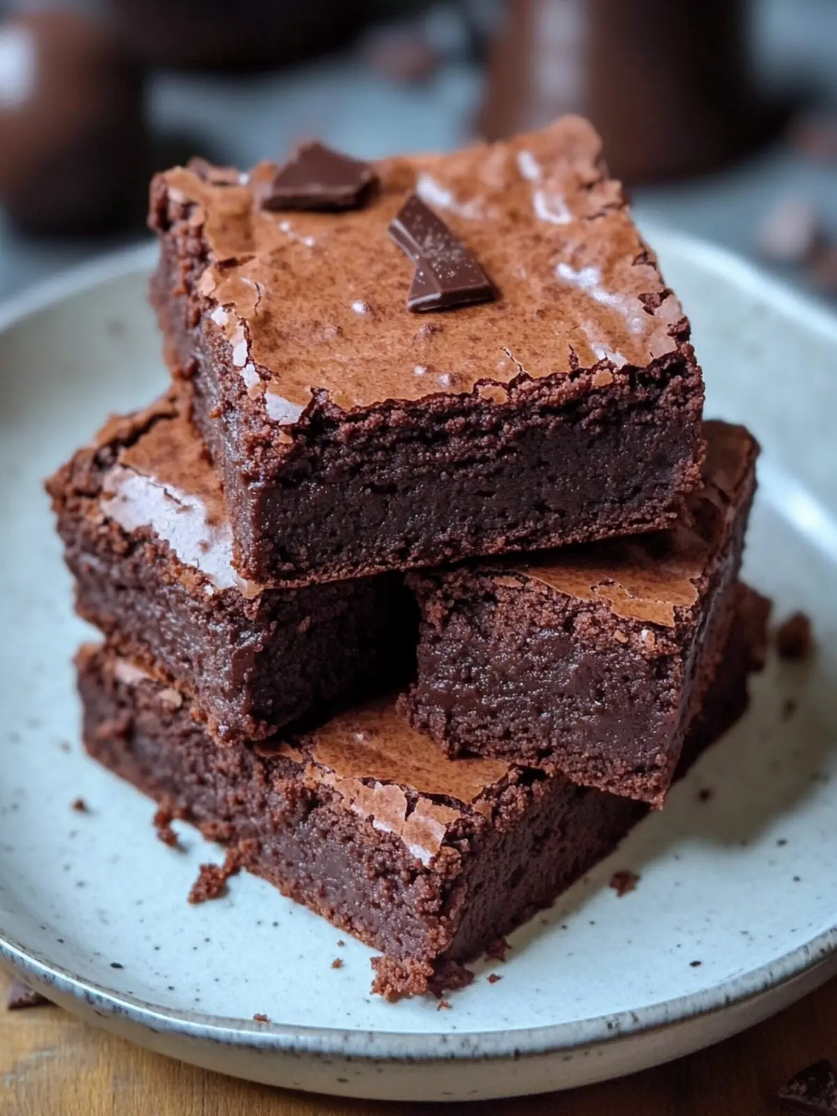 Luftfritteuse Süßkartoffel fudgy Brownies