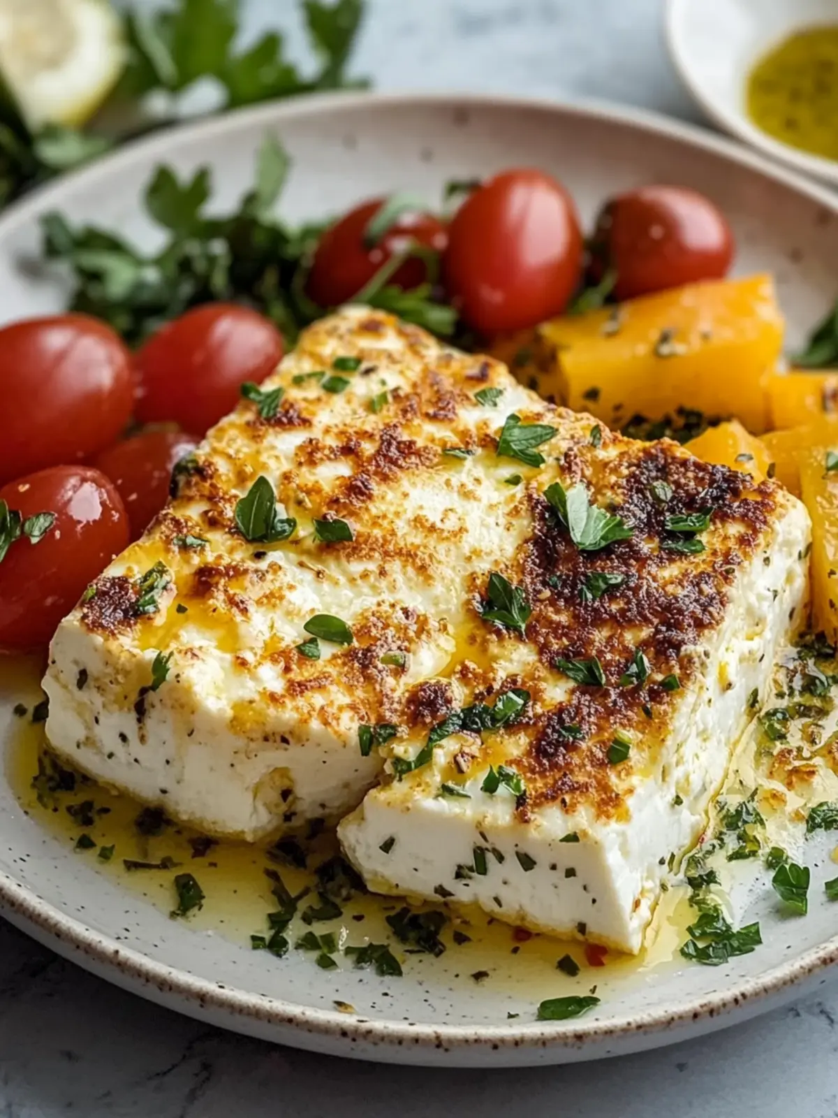 Crispy feta from the air fryer: prepared in just 15 minutes