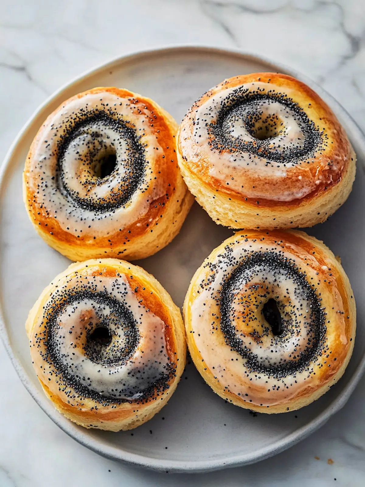 Juicy poppy seed rolls like from the bakery