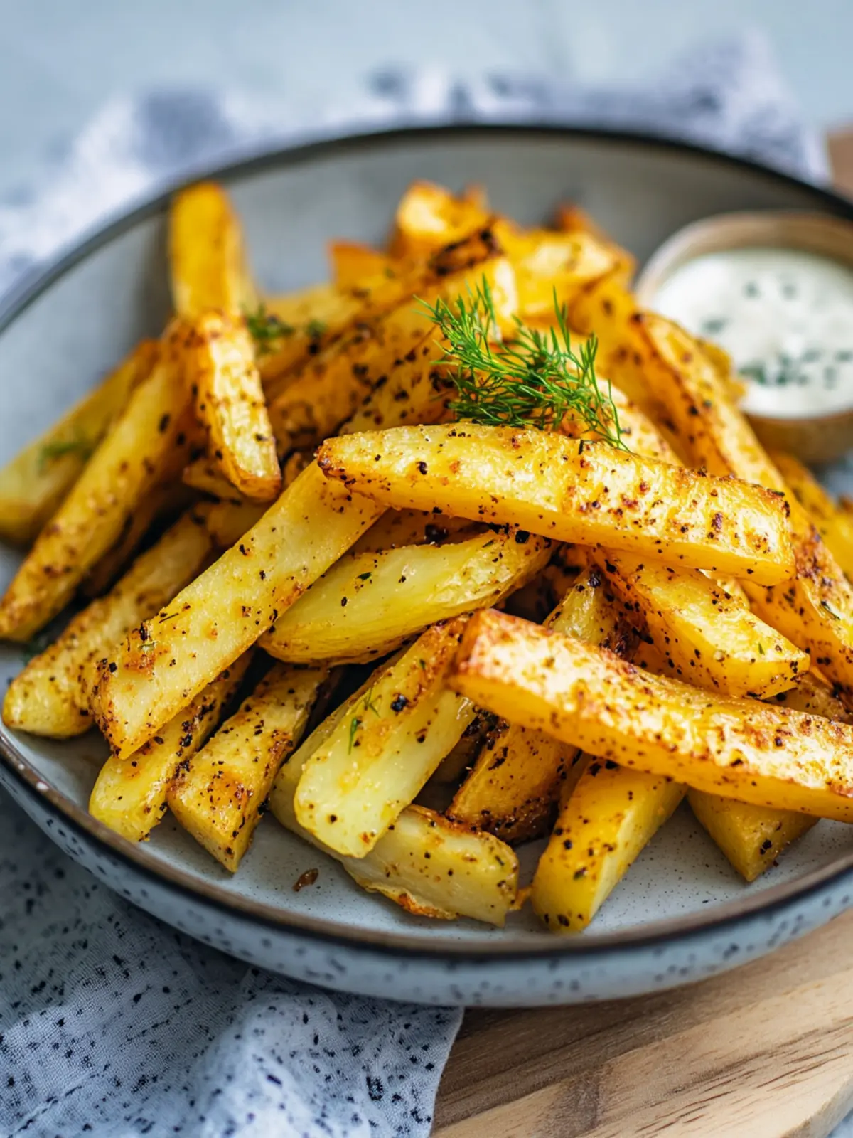 Kohlrabi-Pommes – Einfaches Rezept für den Airfryer
