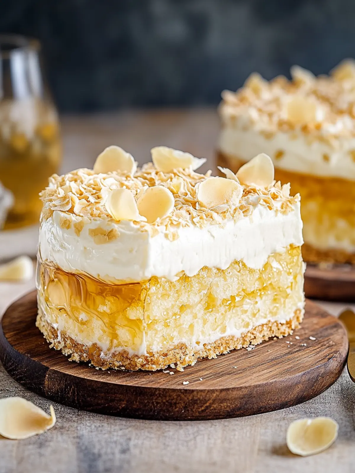 Schneller Bienenstich mit Paradiescreme