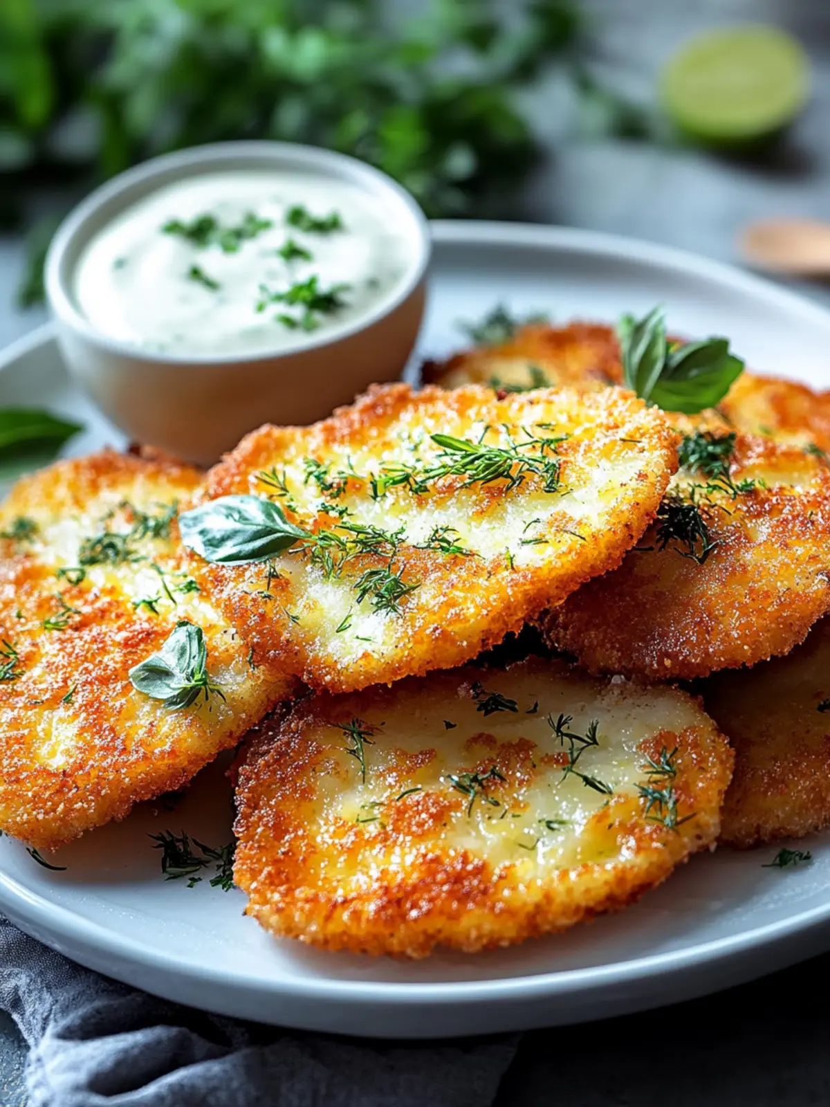 Knusprige Kohlrabischnitzel