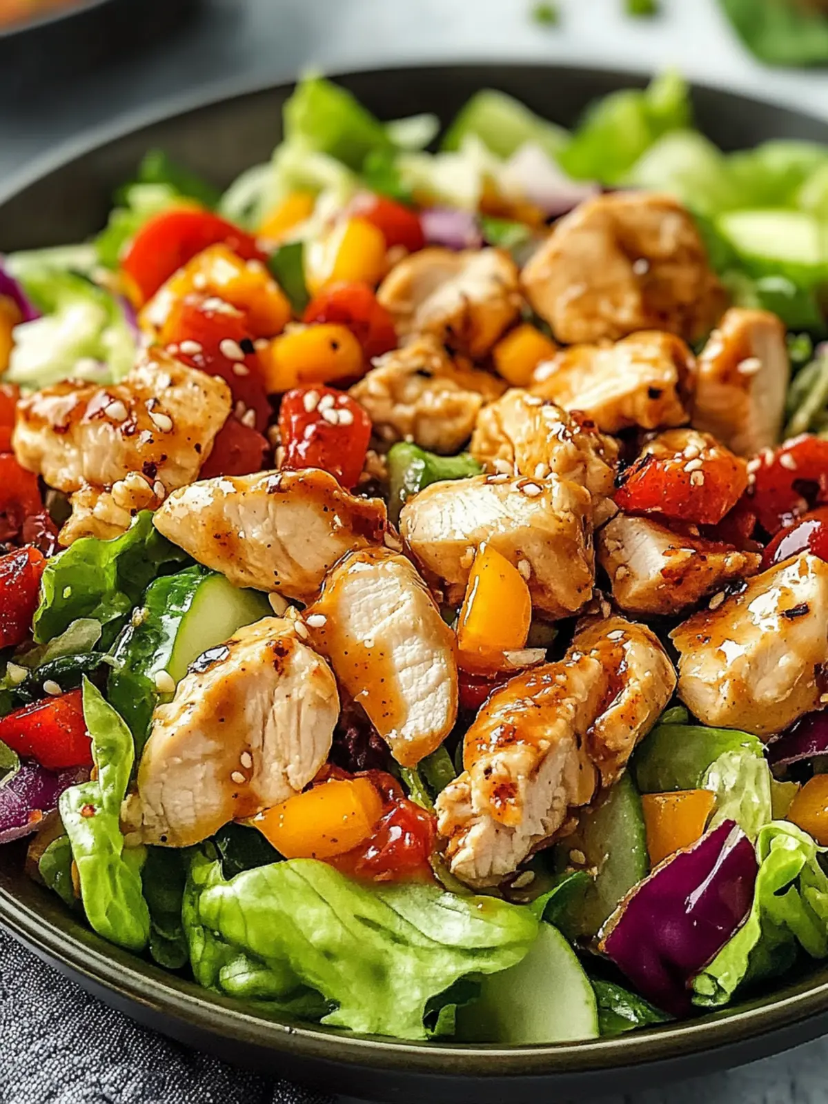 Honey Spicy Chicken Salad – A Delight with Bite
