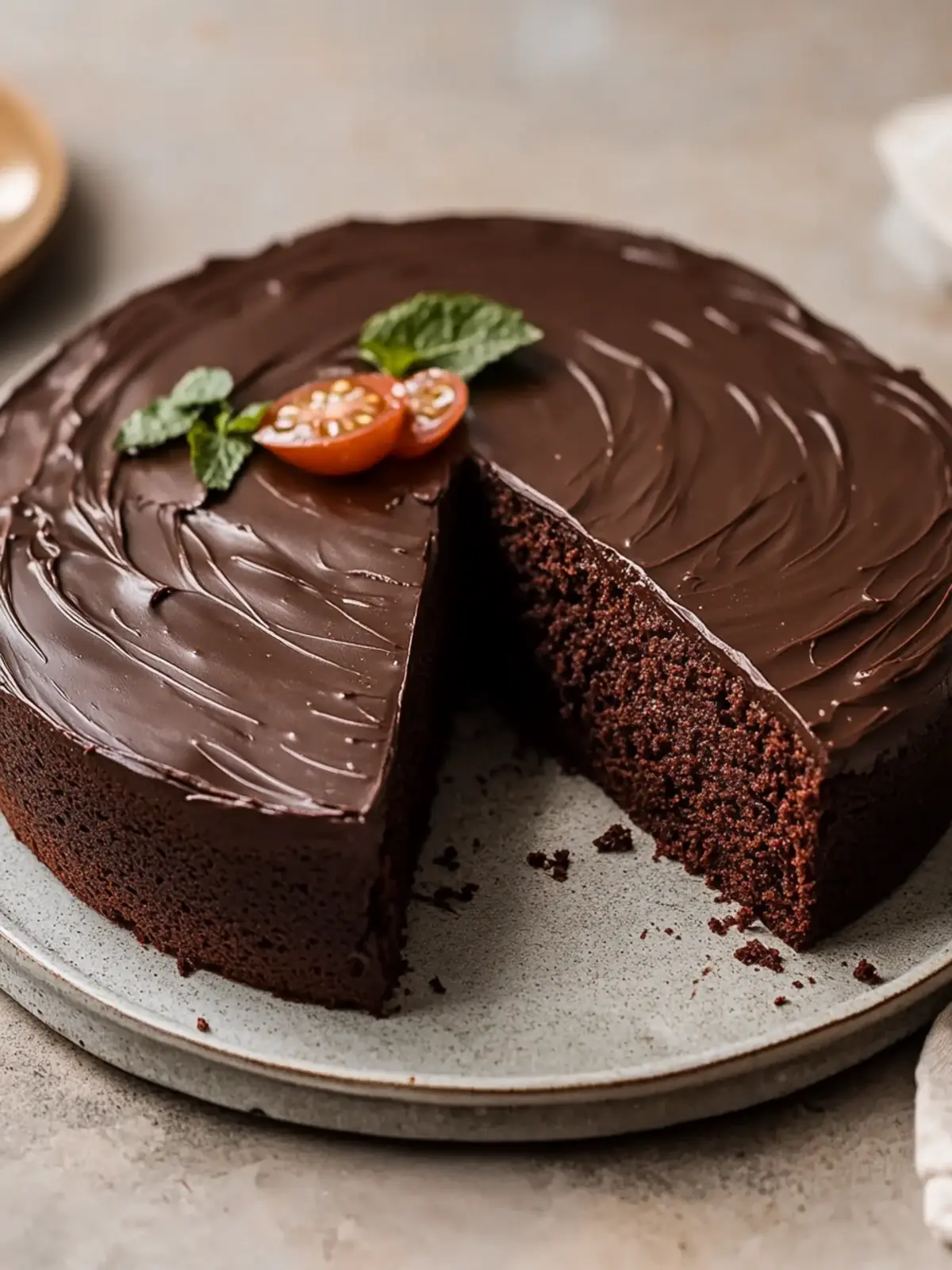 Juicy chocolate cake without sugar and flour – a real low-carb dream