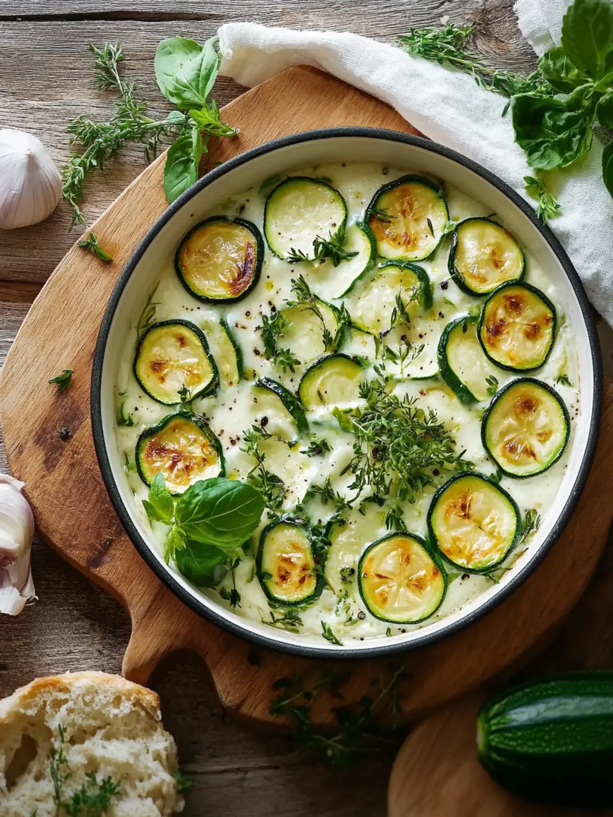 Zucchini Auflauf cremig, schnell & familienfreundlich