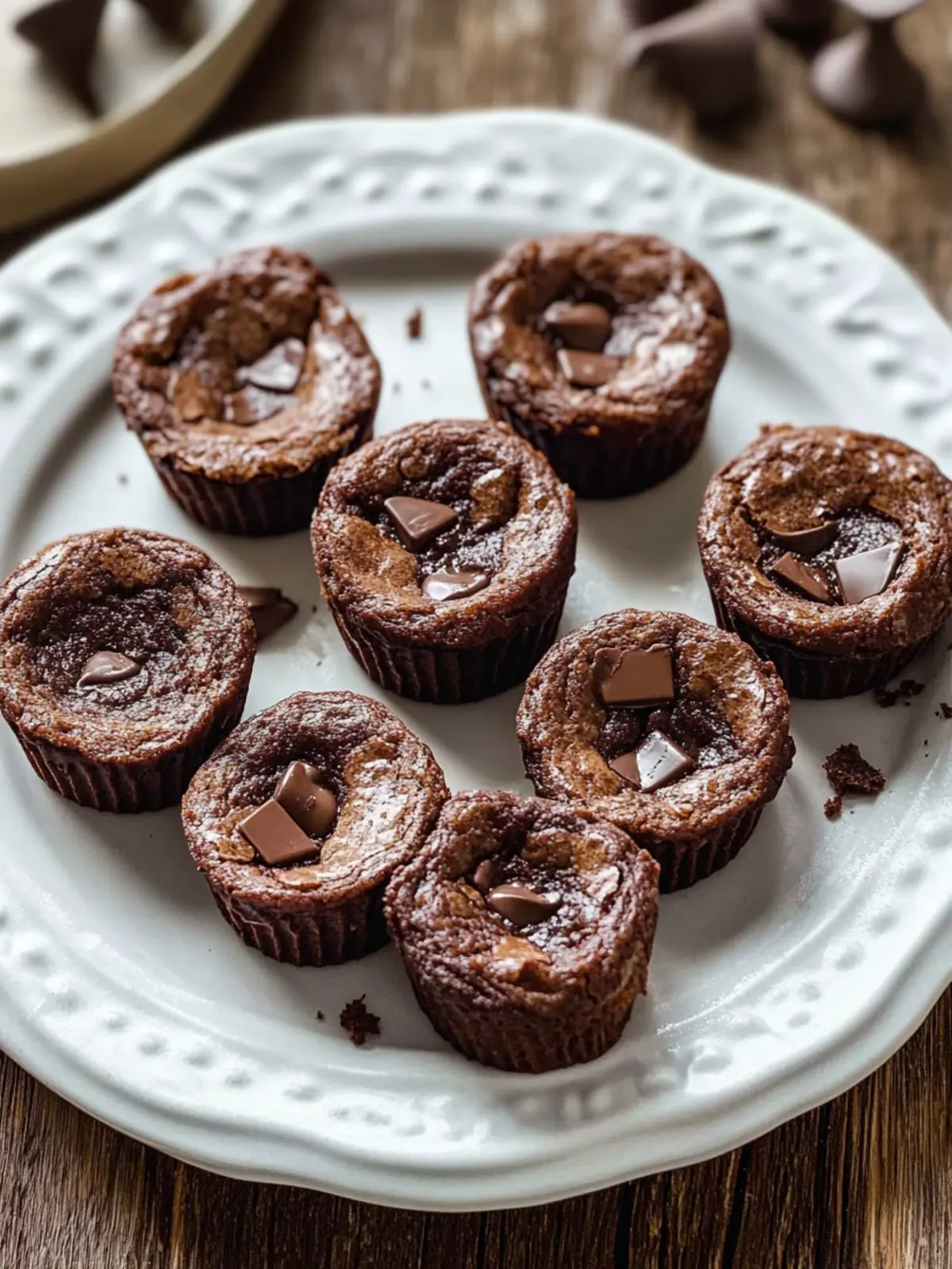 Hüttenkäse Brownie Bissen im Mixer