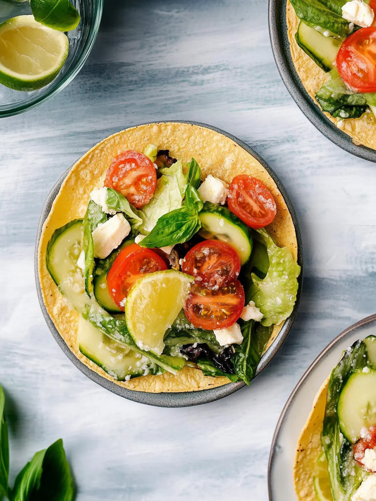 Einfache Frühstückstacos