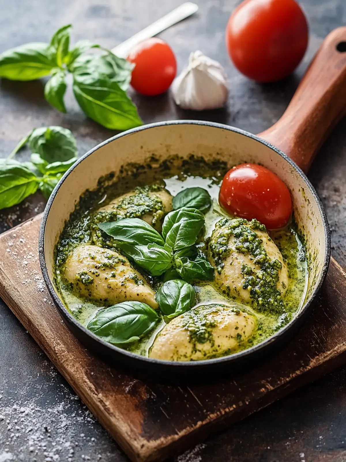 Würzig, mediterran, einfach: So lecker schmeckt Pesto-Hähnchen