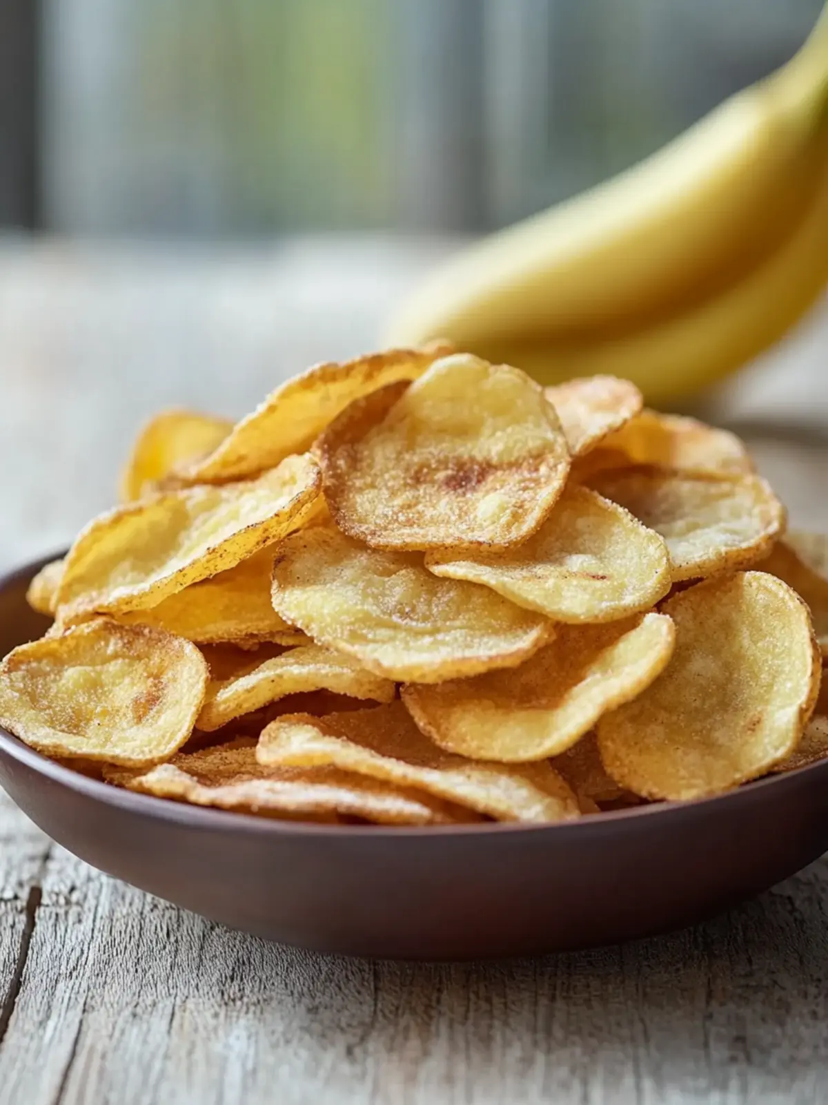 Bananenchips im Airfryer: Knuspriger Snack für Zwischendurch