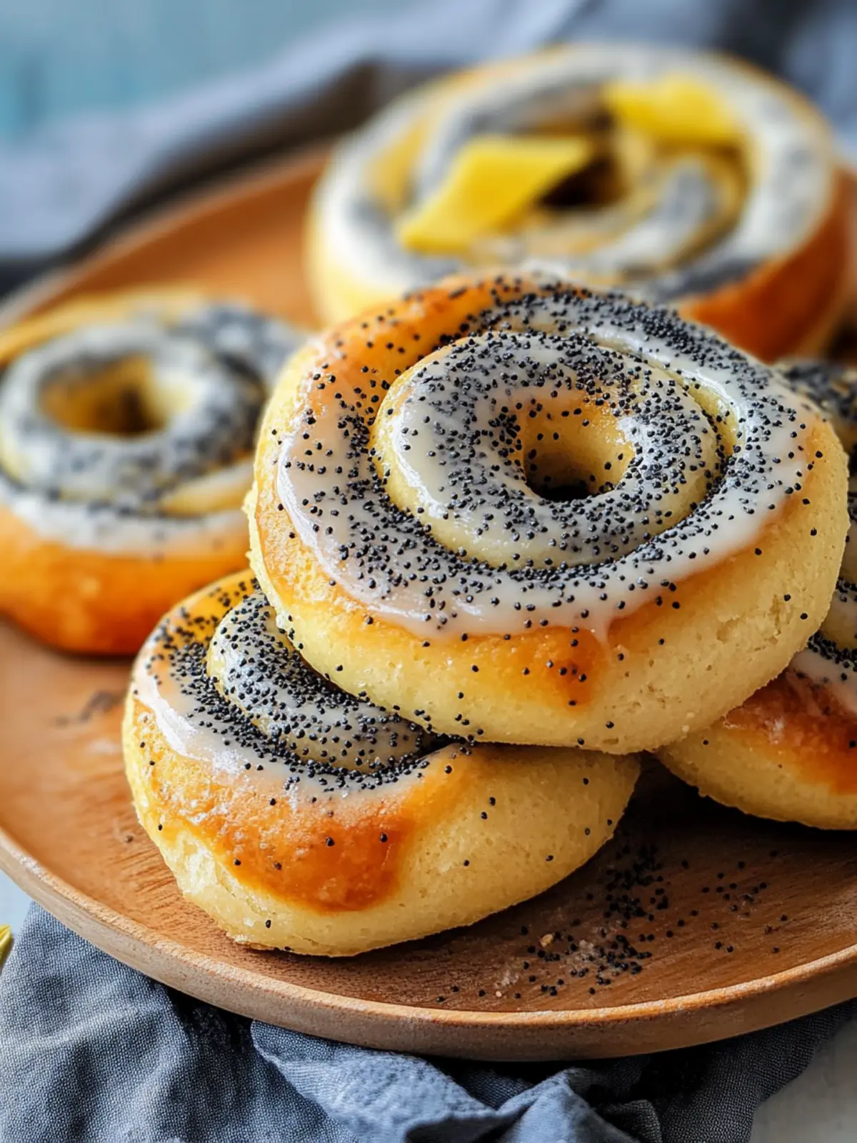 Juicy poppy seed rolls like from the bakery
