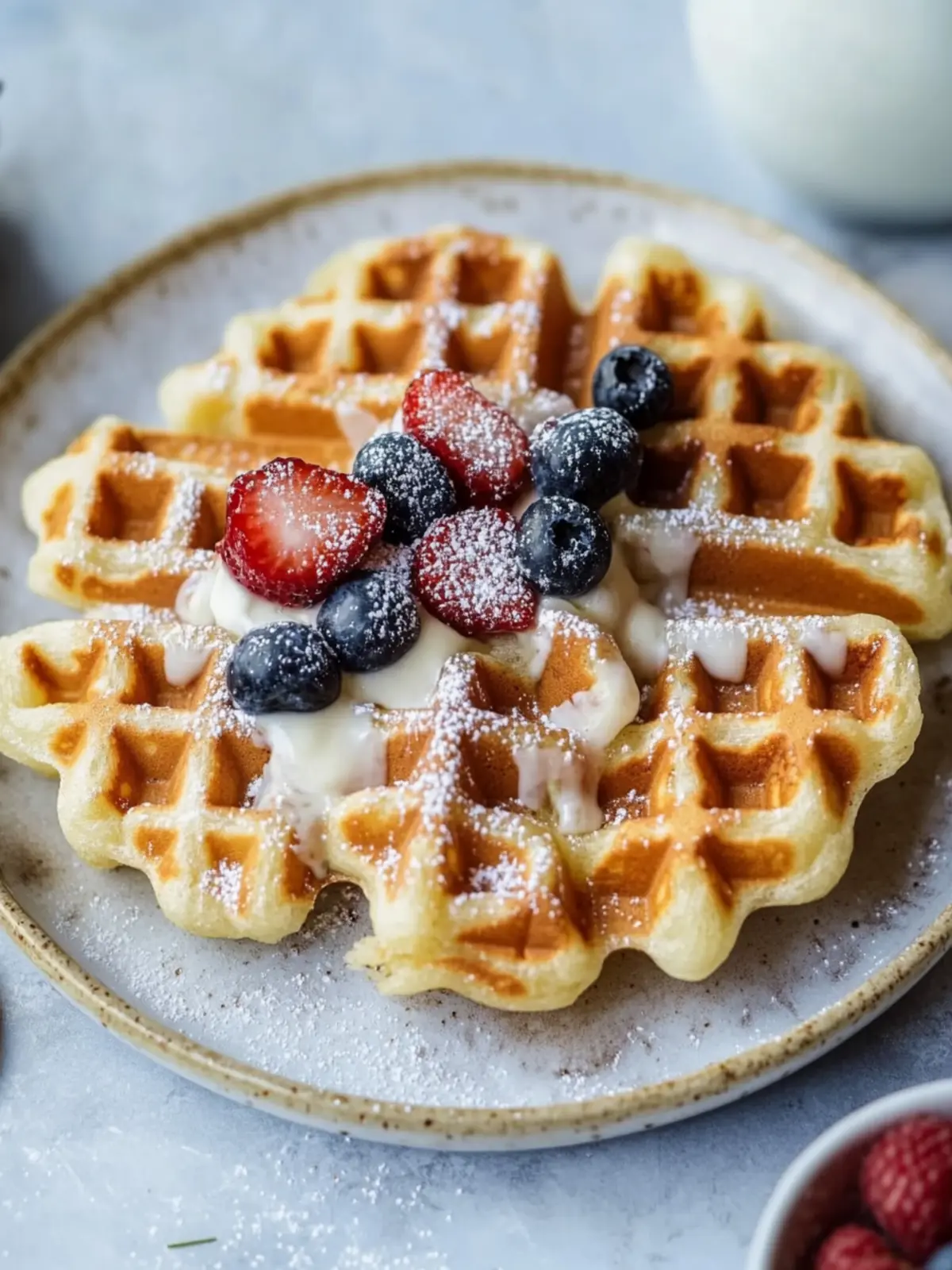 Vegan Zimtschnecken Waffeln