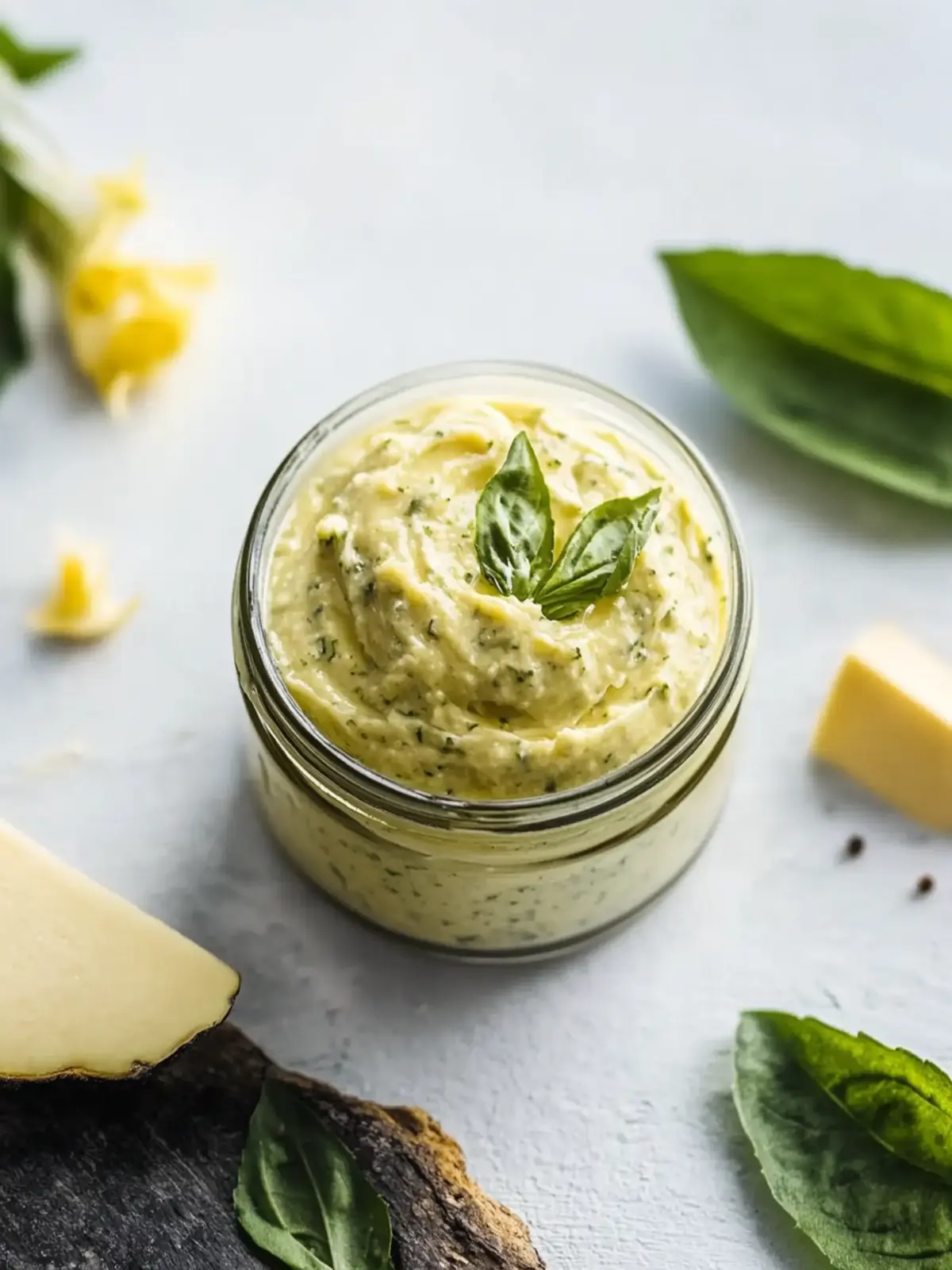 Selbstgemachte Bärlauchbutter