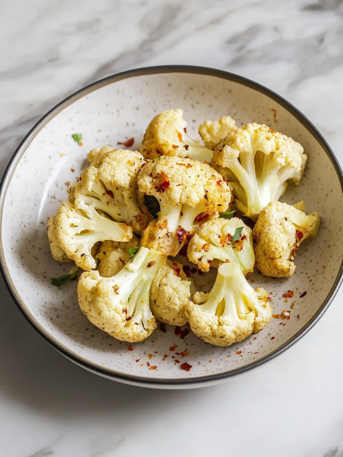 Gebackener Blumenkohl im Airfryer