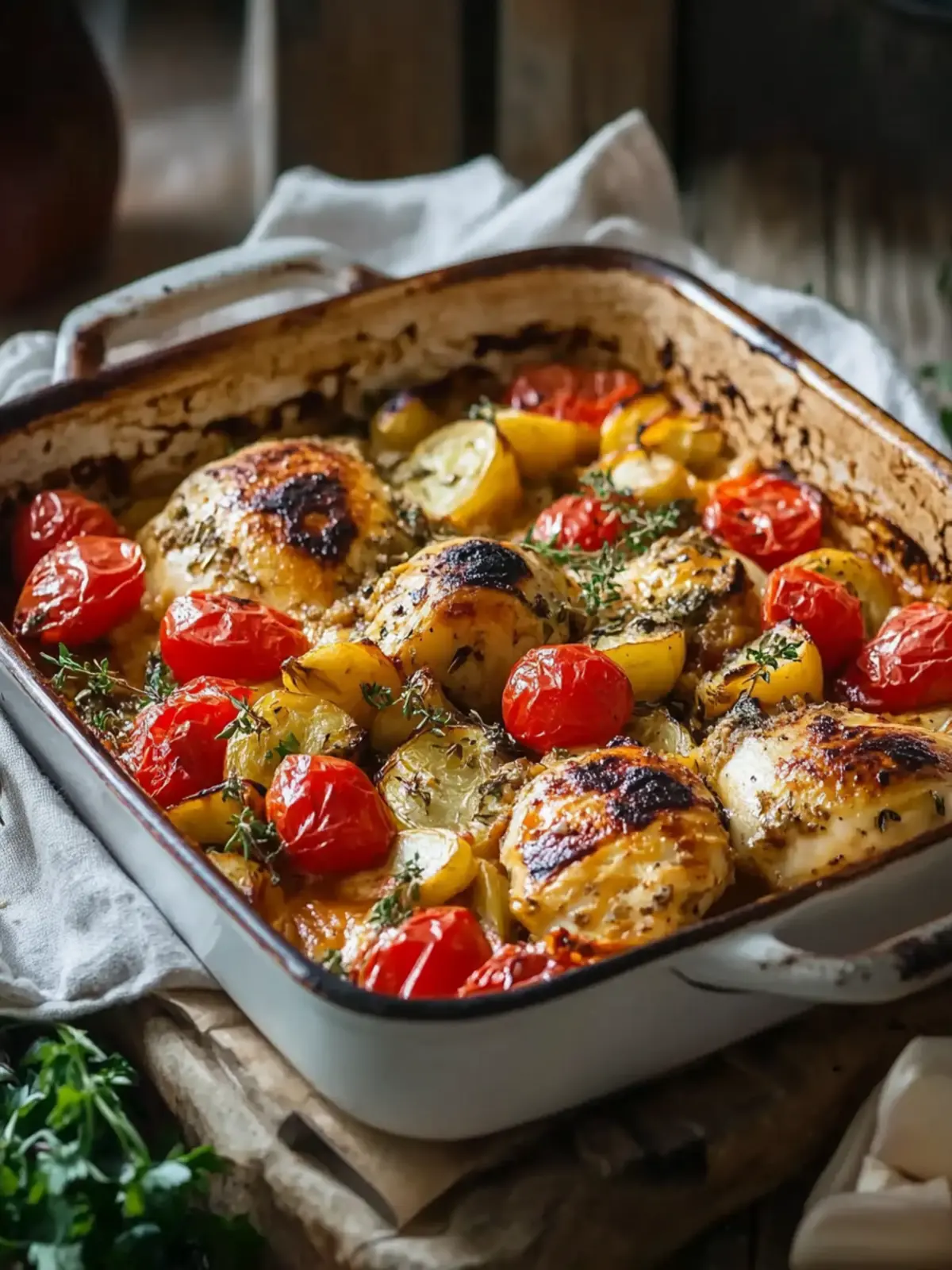 Herzhafte Hähnchenbrust im Backofen