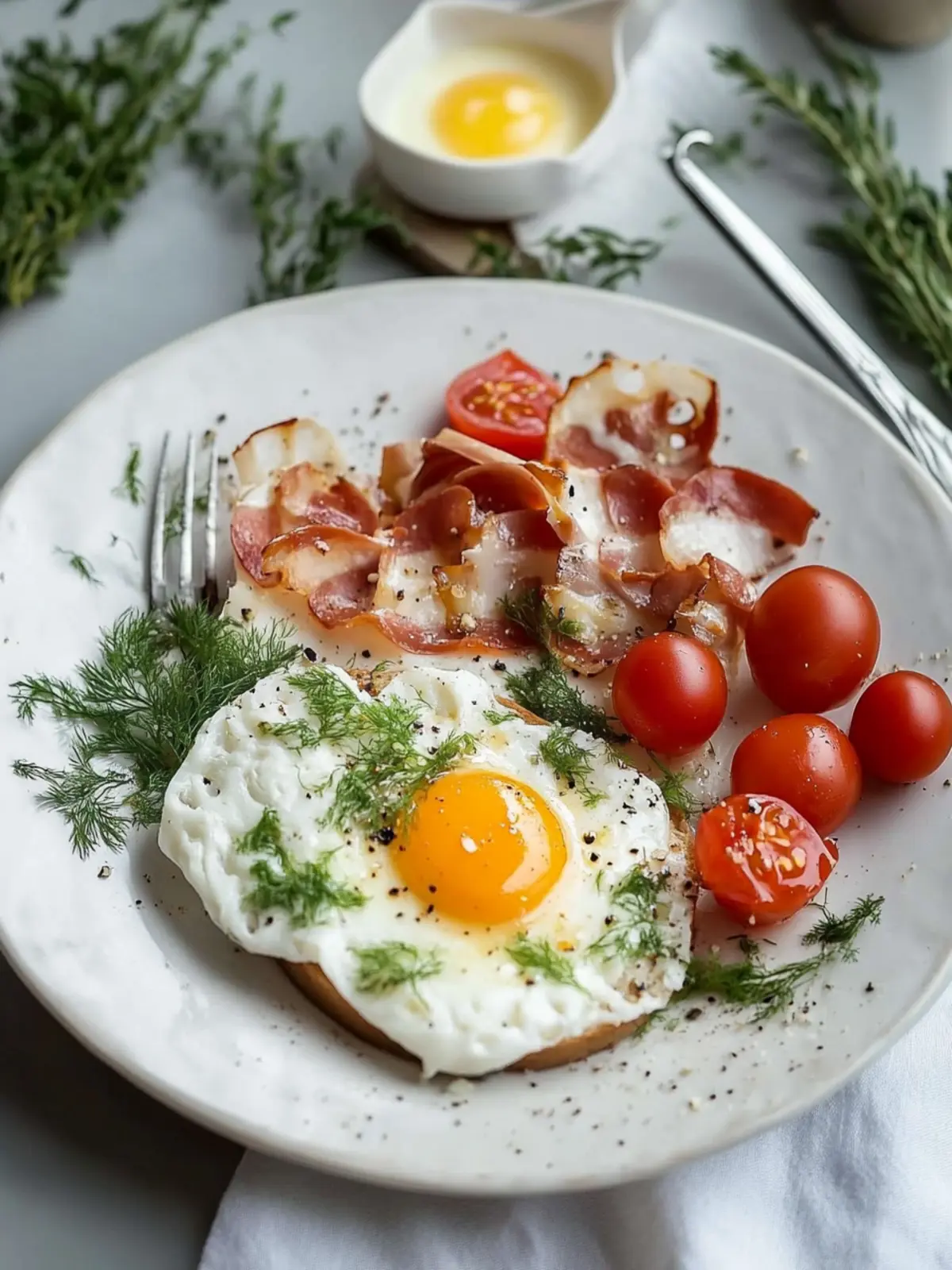 Scrambled eggs with cheese