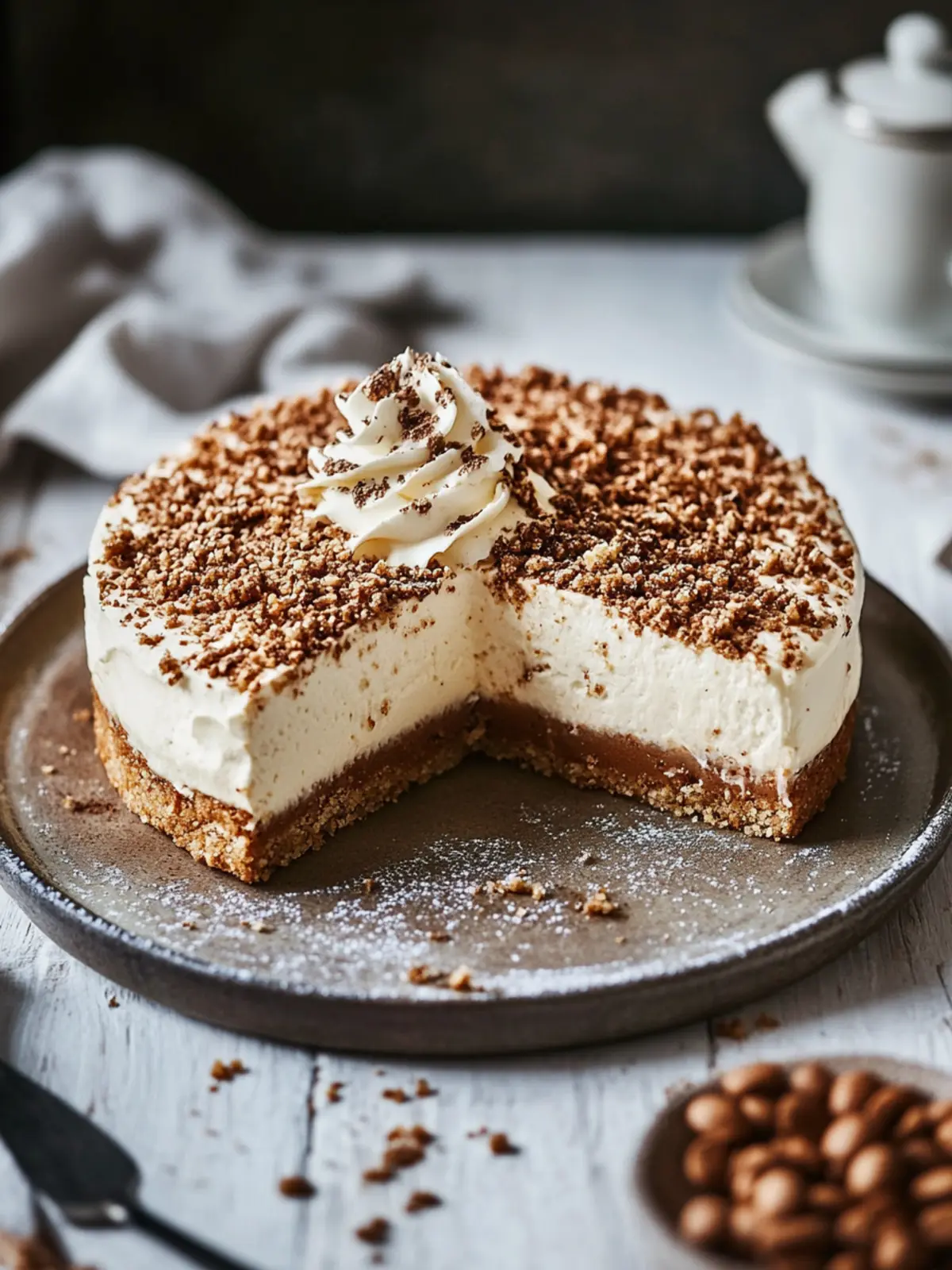 Cappuccino-Krümeltorte