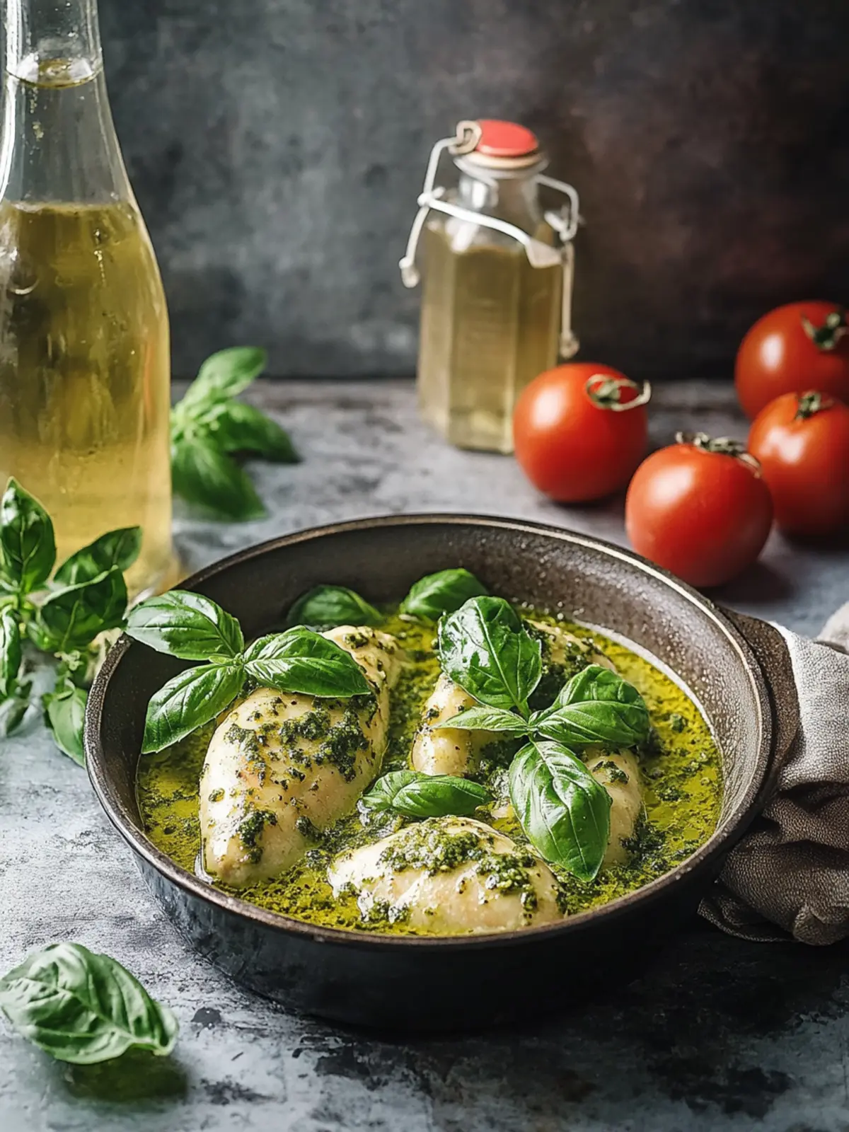 Würzig, mediterran, einfach: So lecker schmeckt Pesto-Hähnchen