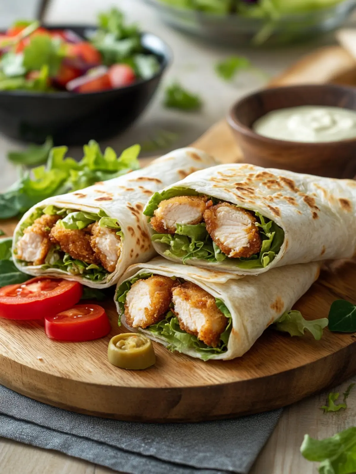 Crispy Chicken Wraps für Zuhause – schnell & unkompliziert zuhause machen