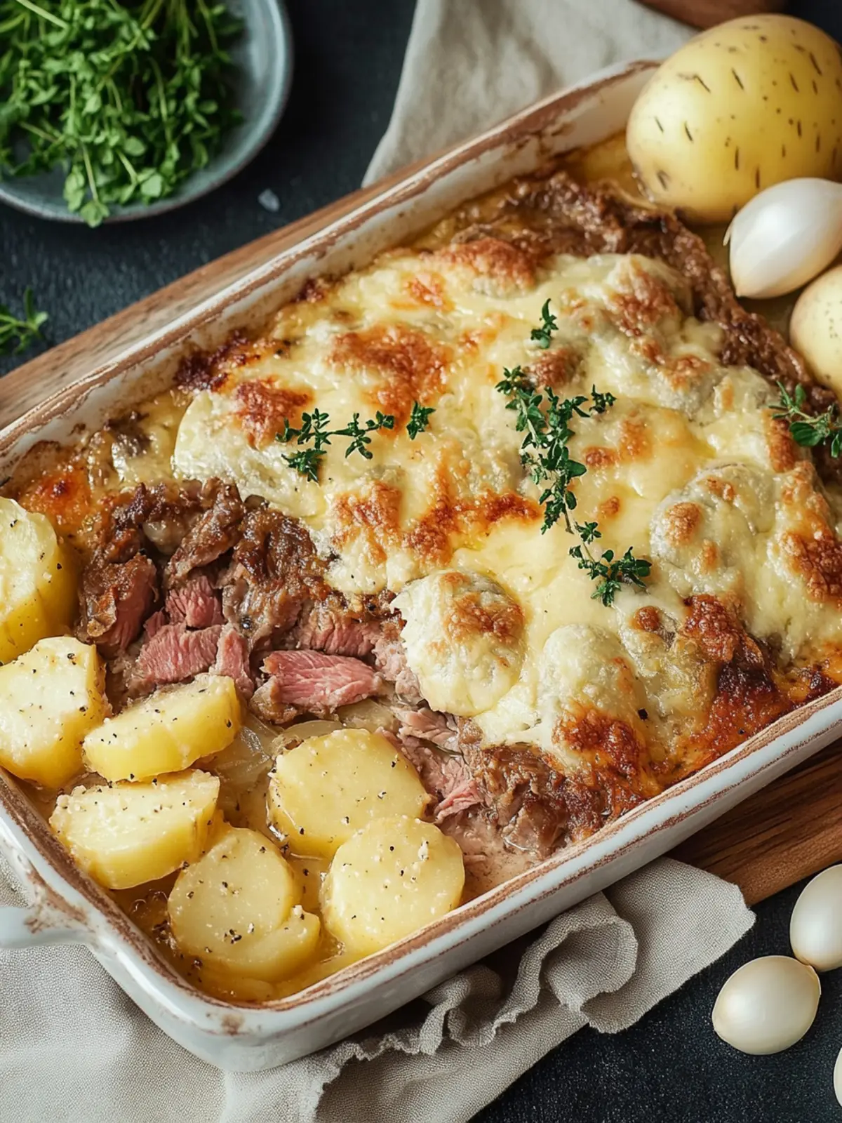 Kartoffel-Hackfleisch-Auflauf