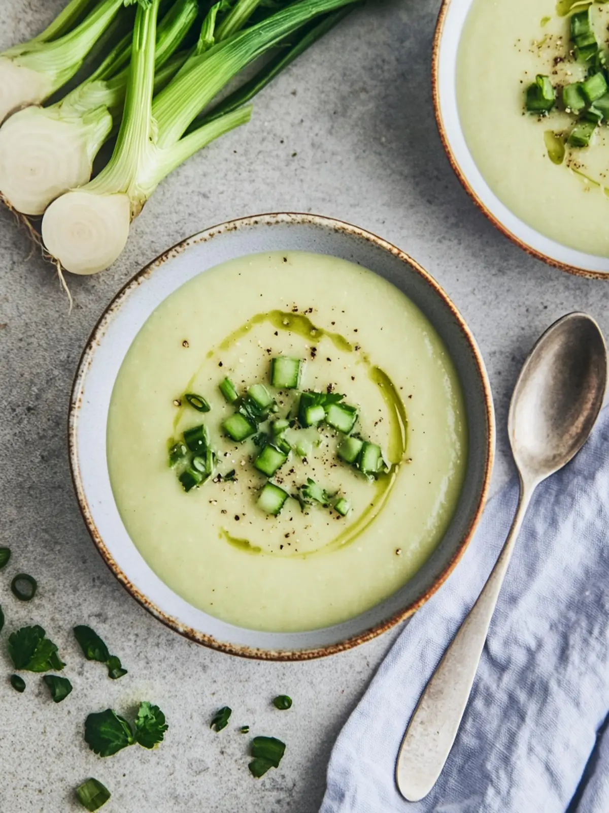 Kohlrabi-Cremesuppe