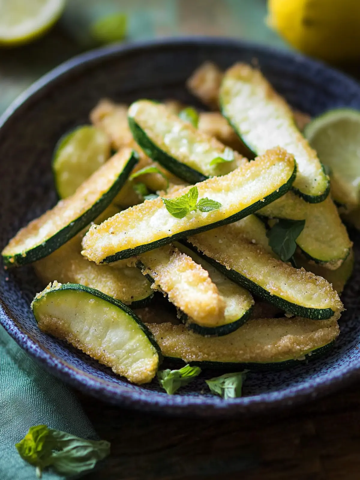 Frittierte Zucchini