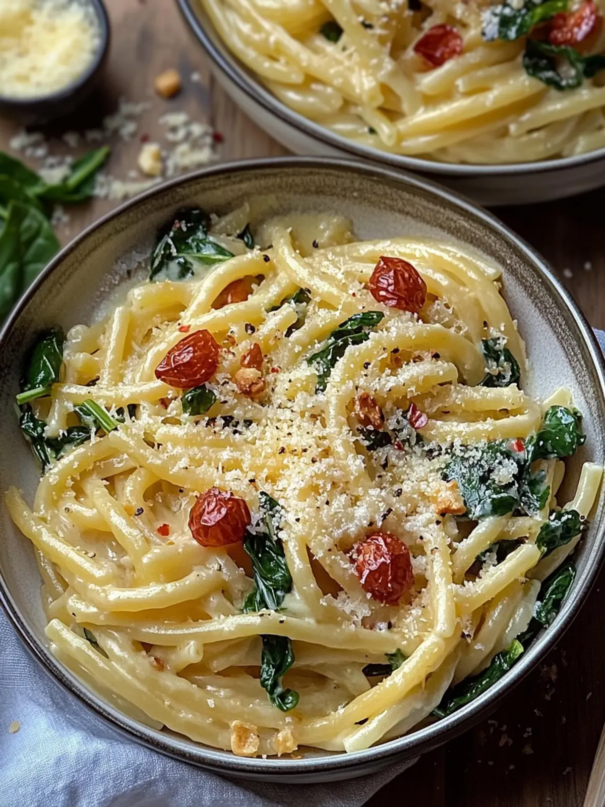 Käse Spinat Nudeln: Das einfache und leckere Rezept