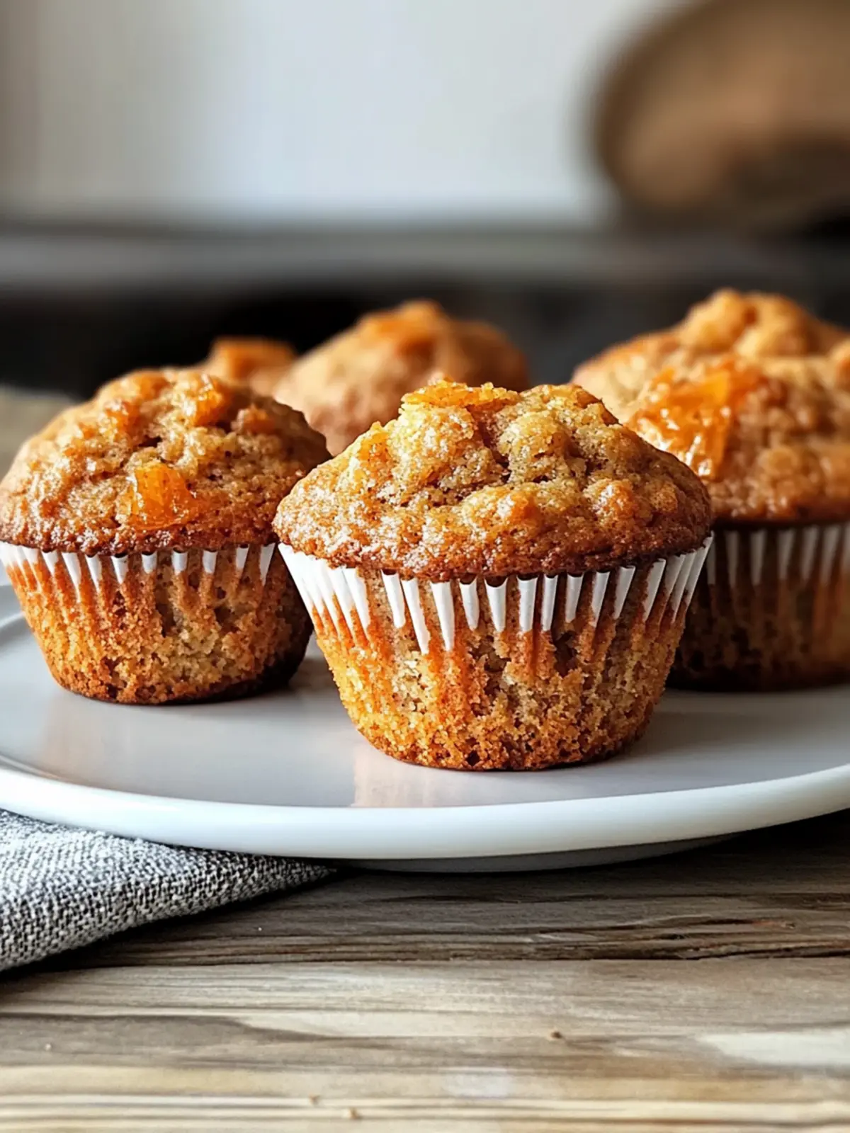 Karotten Haferflocken Muffins