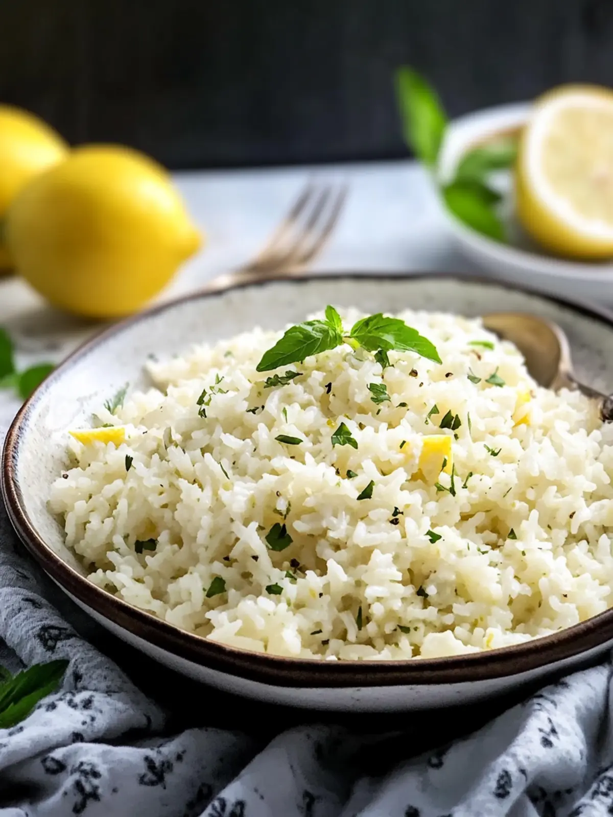 Refreshing side dish: Greek feta rice with lemon