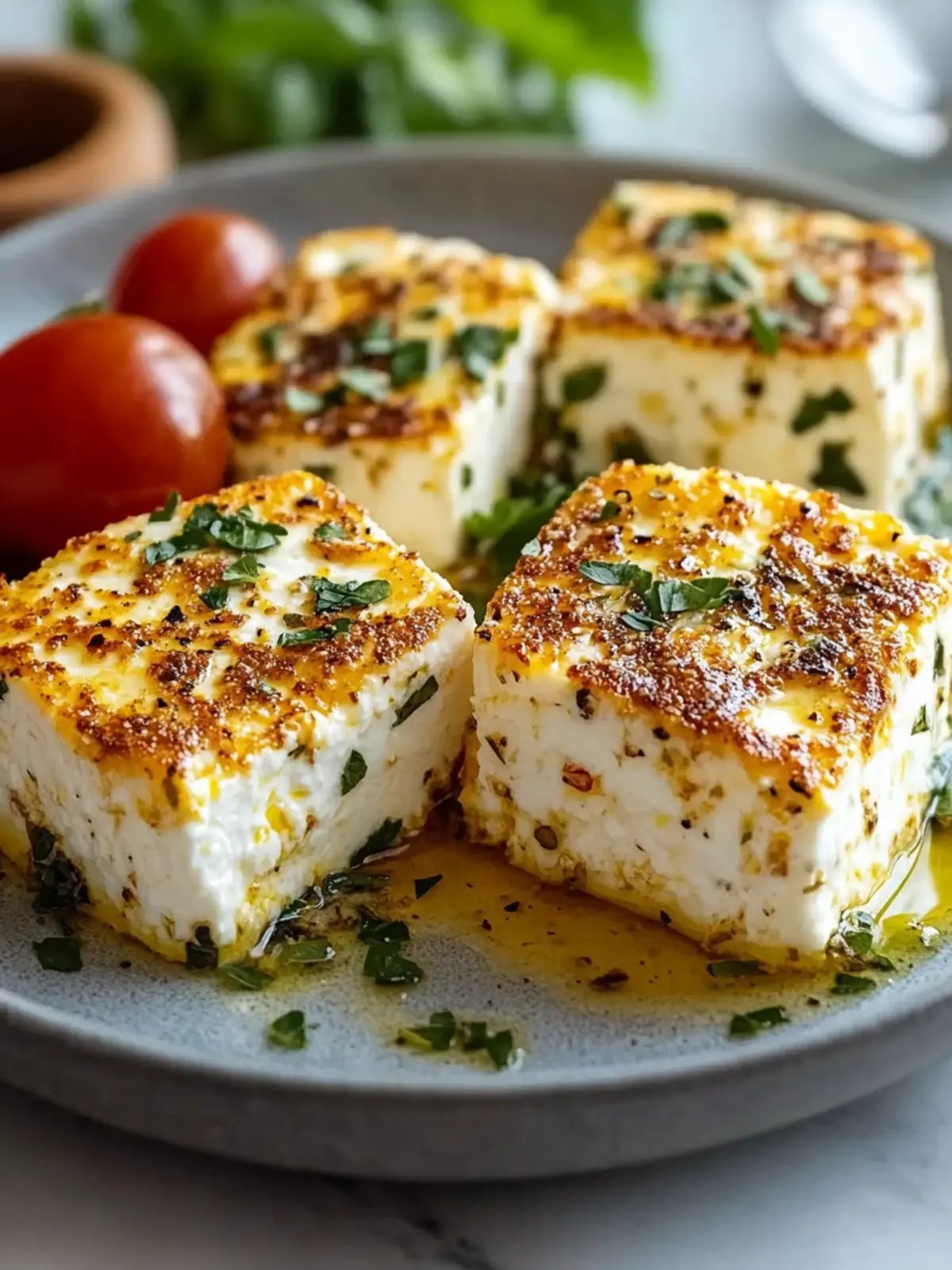 Crispy feta from the air fryer: prepared in just 15 minutes