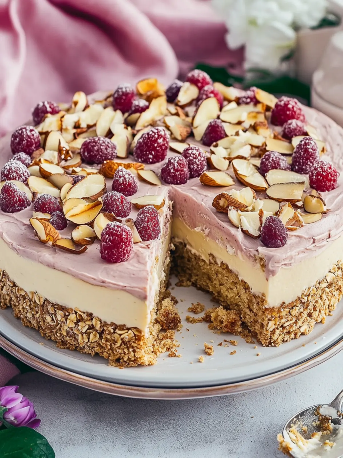 Vegane schwedische Mandeltorte