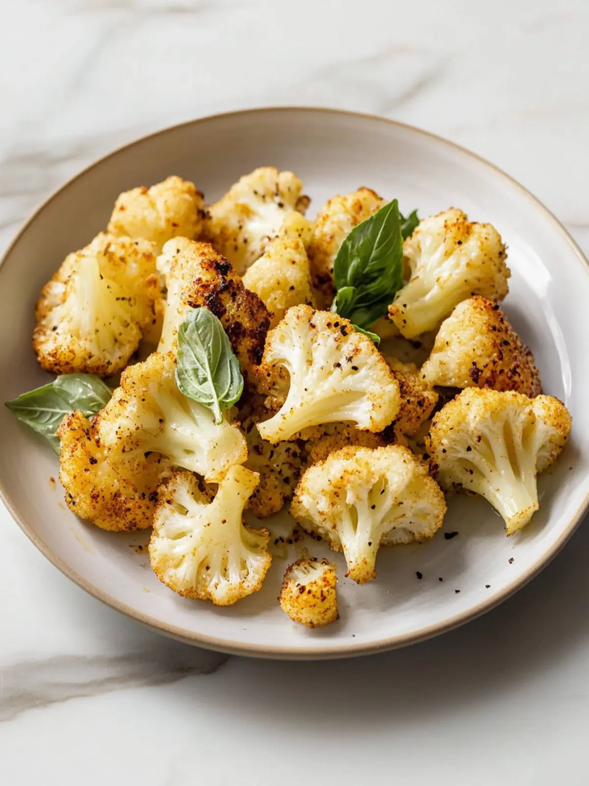 Gebackener Blumenkohl im Airfryer