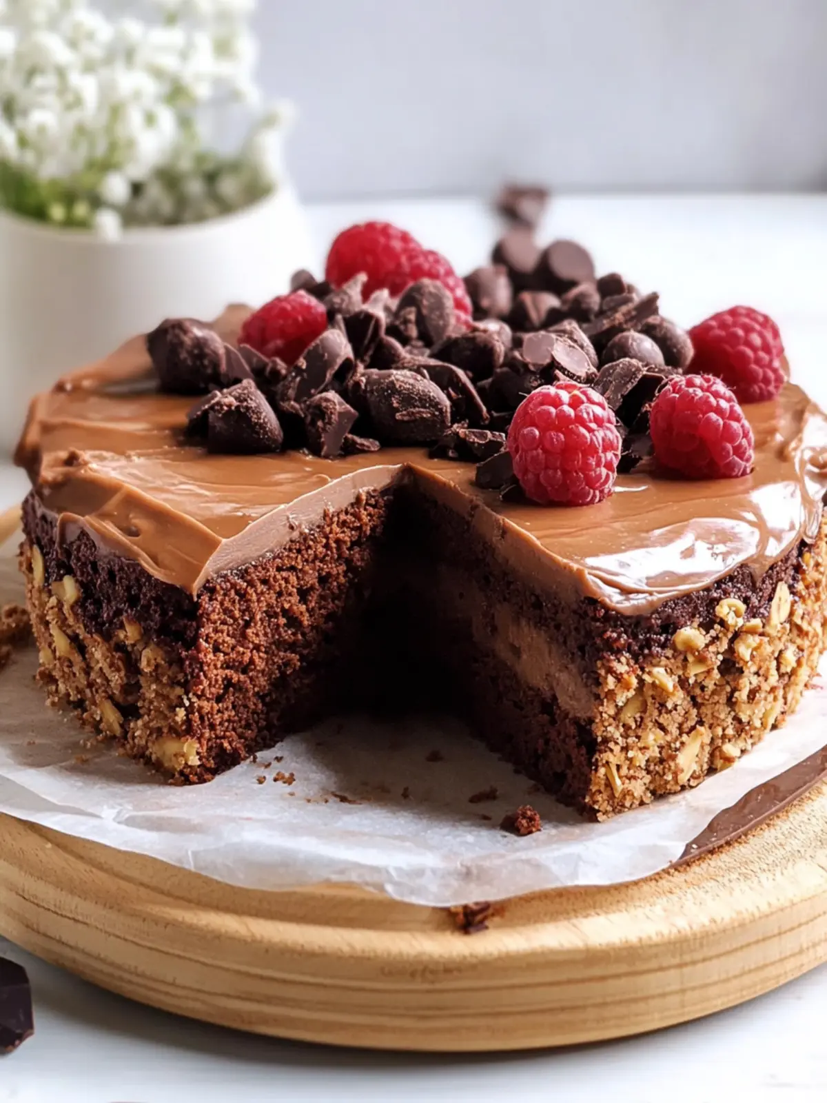 Schoko Haferflocken Kuchen