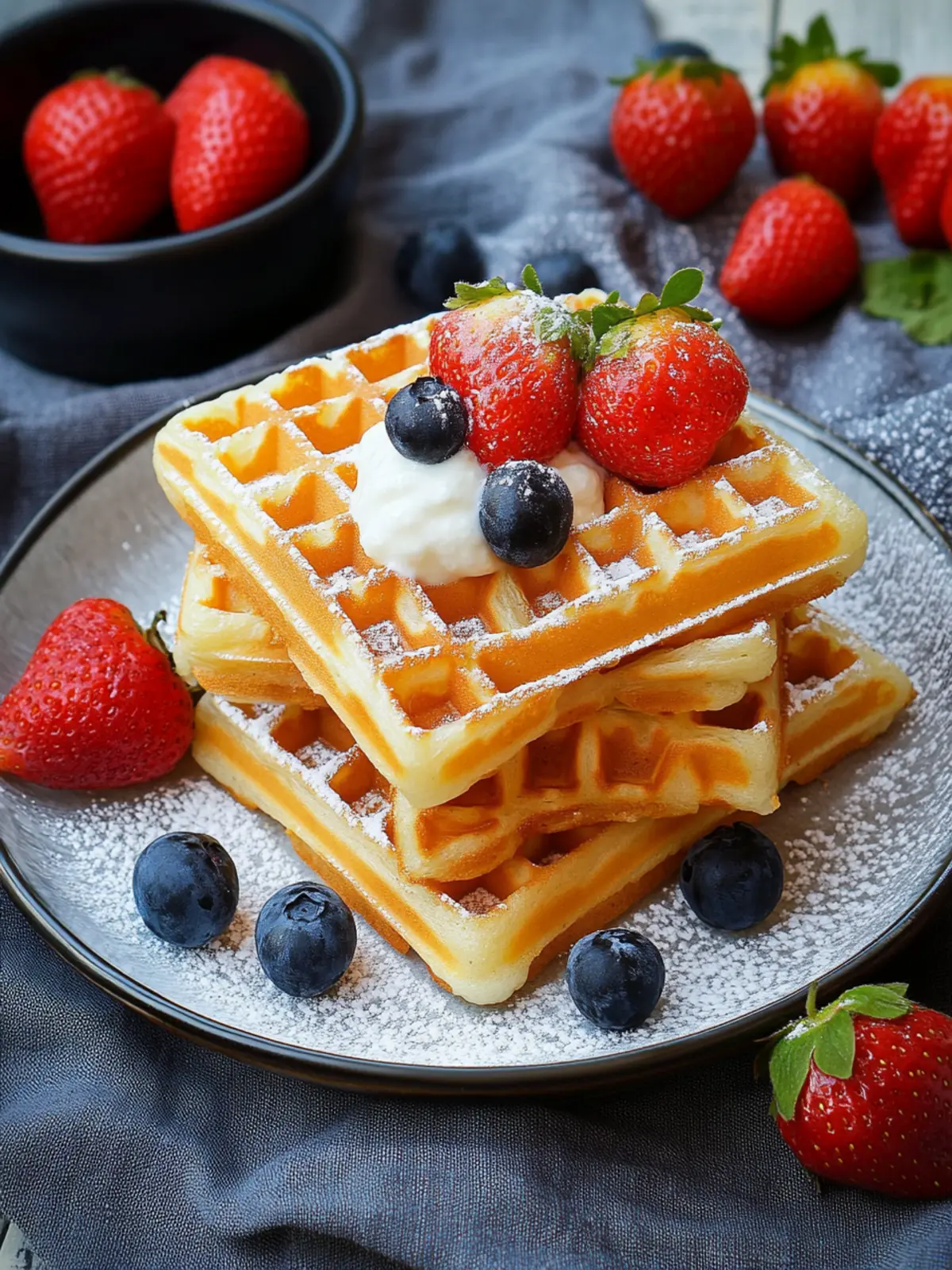 Süße Waffeln Grundrezept