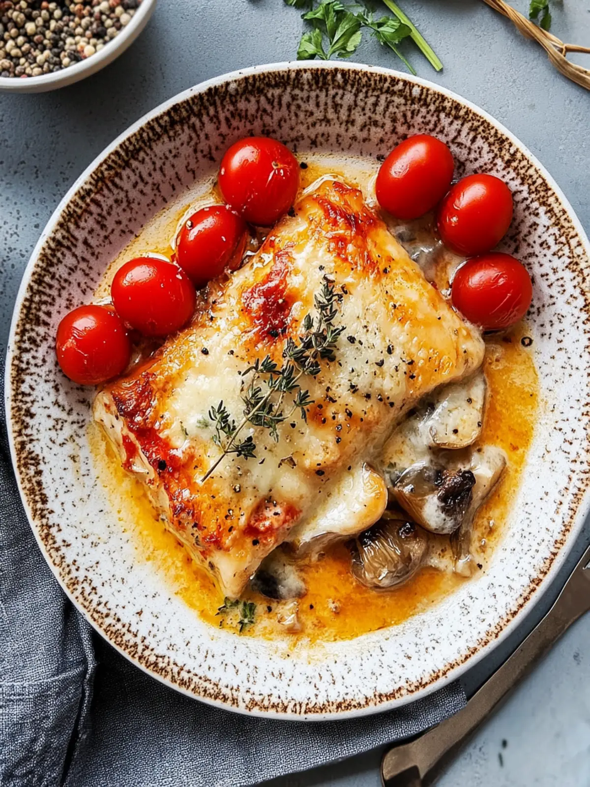 Hähnchenbrustfilet aus der Auflaufform