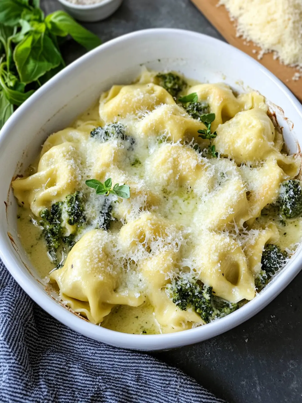 Tortellini-Brokkoli-Auflauf