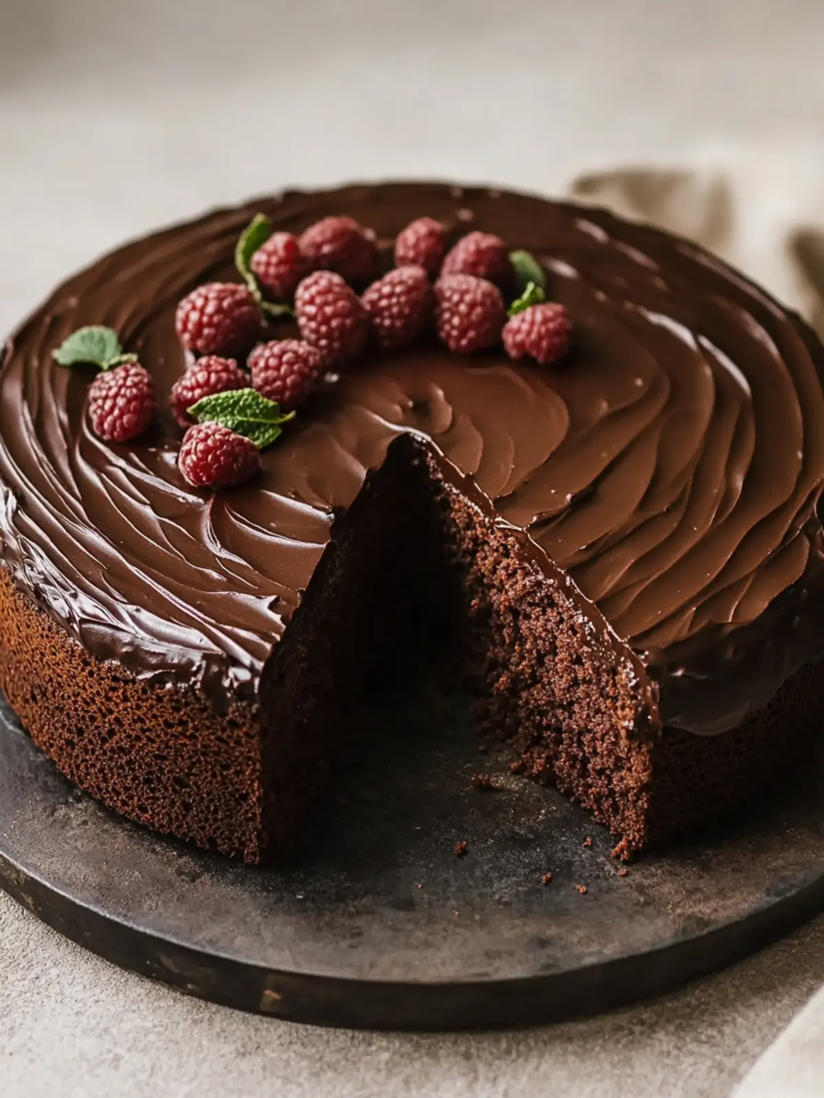 Juicy chocolate cake without sugar and flour – a real low-carb dream