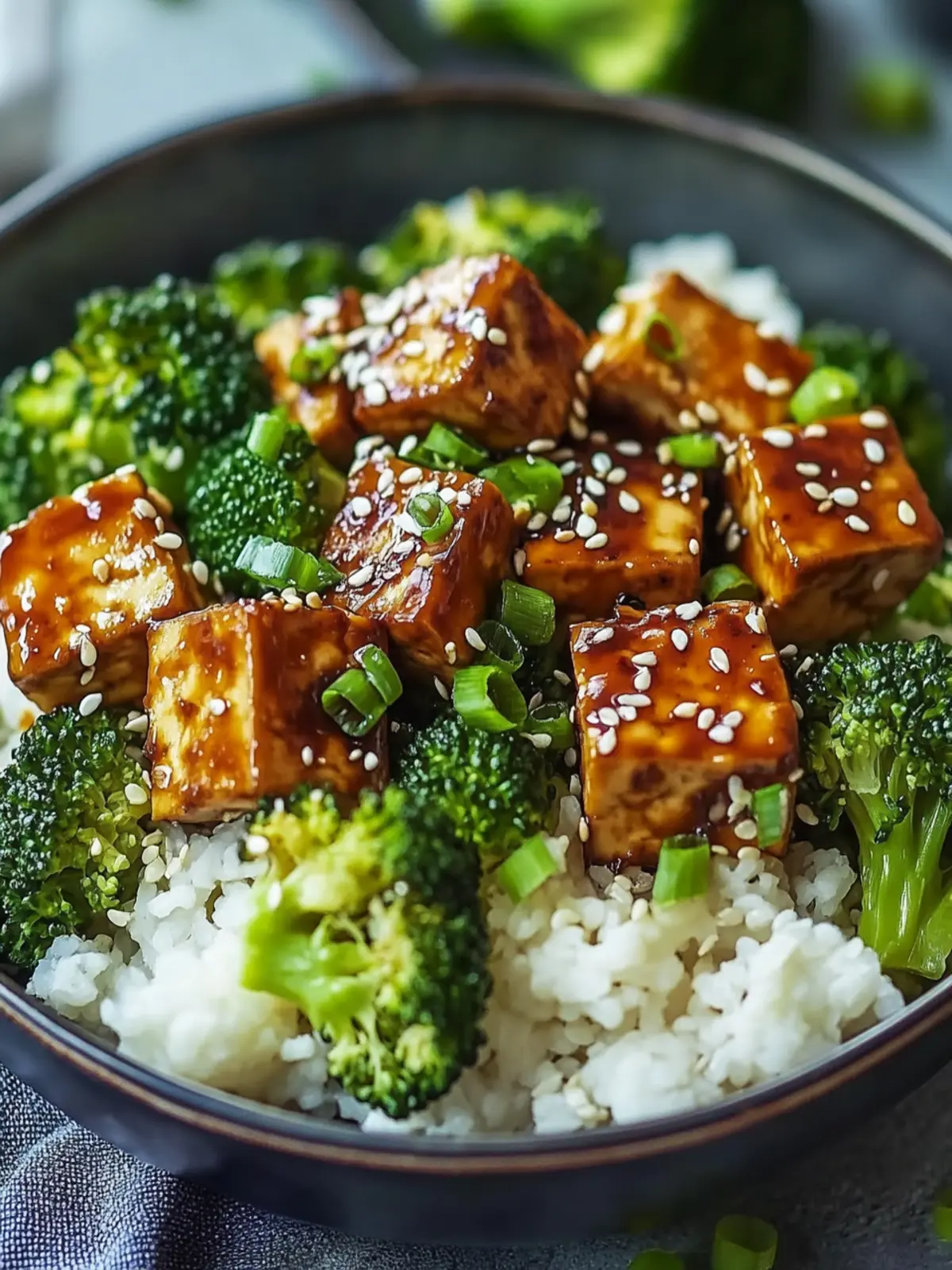 Unglaubliches Sesam Tofu Brokkoli Rezept