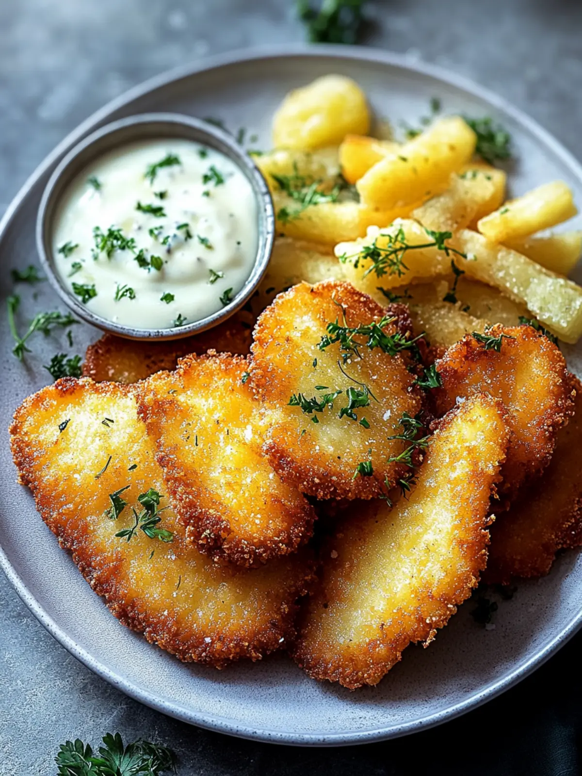 Knusprige Kohlrabischnitzel