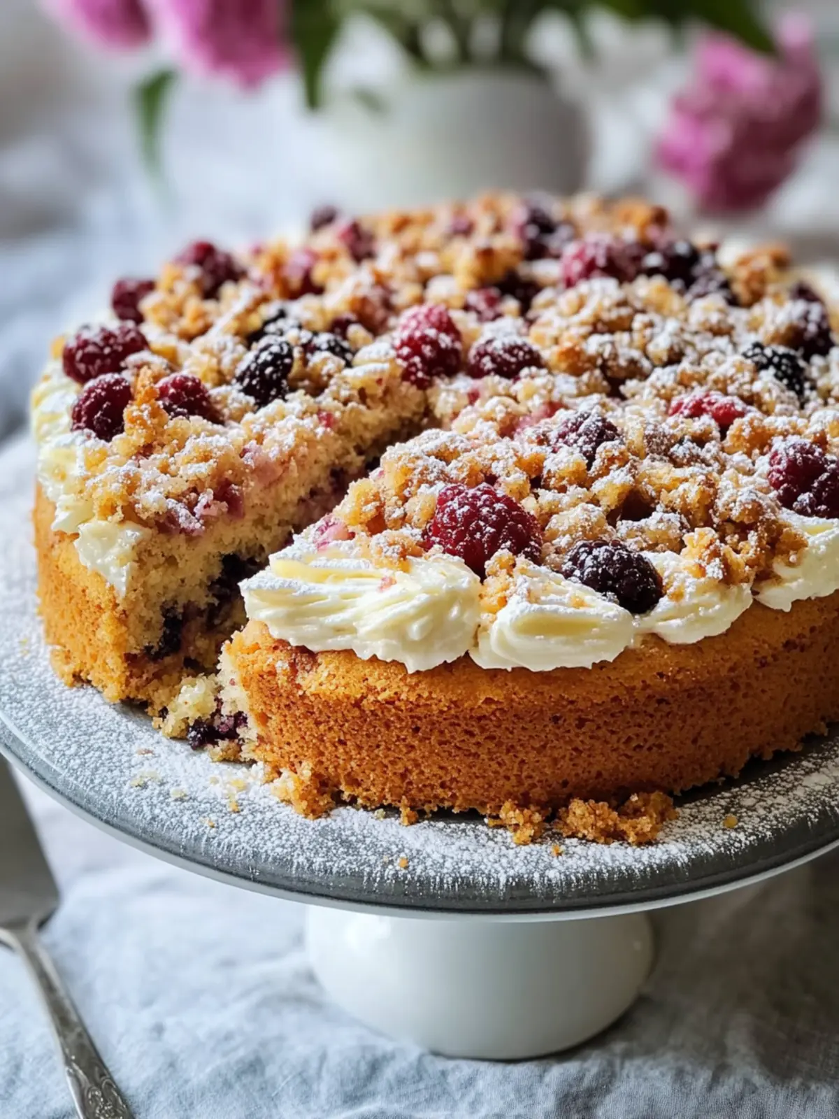 Klassischer Pflaumenkuchen mit Streuseln – wie bei Oma