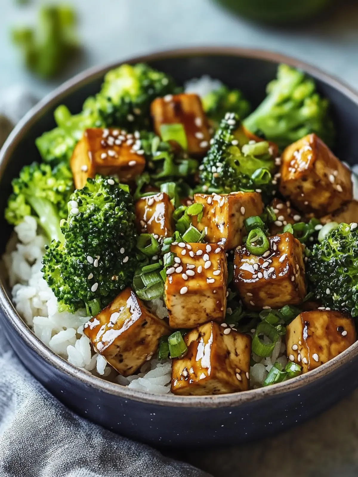 Unglaubliches Sesam Tofu Brokkoli Rezept