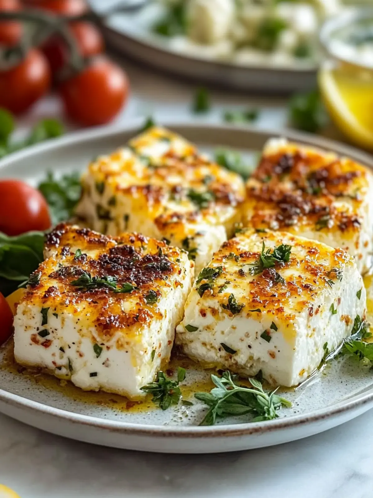 Crispy feta from the air fryer: prepared in just 15 minutes